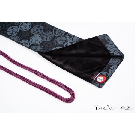 Wakizashi Bukuro Kamon (dark background) | Bag For Wakizashi