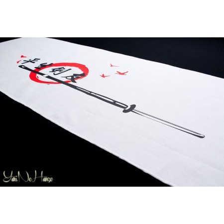 Tenugui Kendo | Tomodachi | White