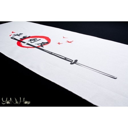 Tenugui Kendo | Tomodachi | White