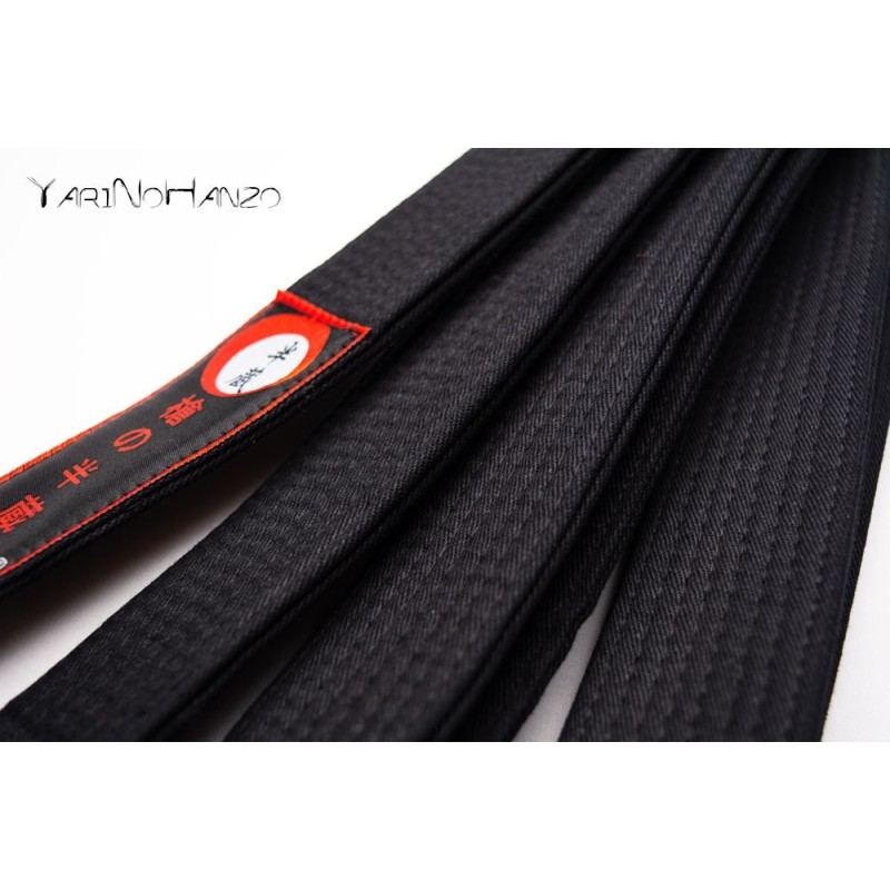 Belt for karate and judo BLACK | Karate Judo Obi
