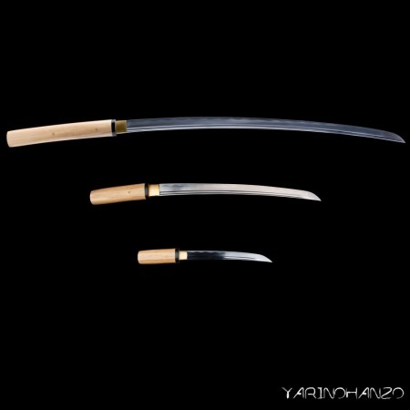Shirasaya tris | Shirasaya + Wakizashi + Tanto | Handmade Katana Sword |