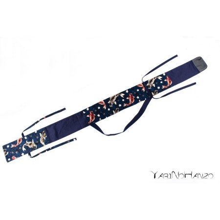 Aikido Bag KOI blue | Buki Bukuro KOI | Bag For Tanto, Bokken and Jo