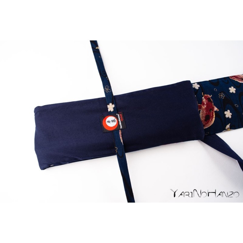 Aikido Bag KOI blue | Buki Bukuro KOI | Bag For Tanto, Bokken and Jo