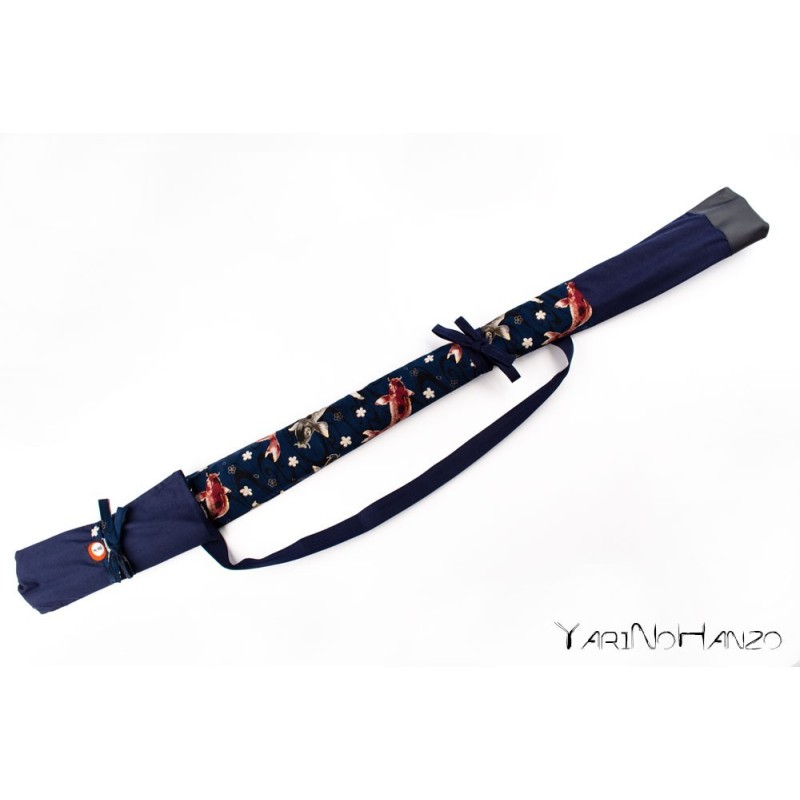 Aikido Bag KOI blue | Buki Bukuro KOI | Bag For Tanto, Bokken and Jo