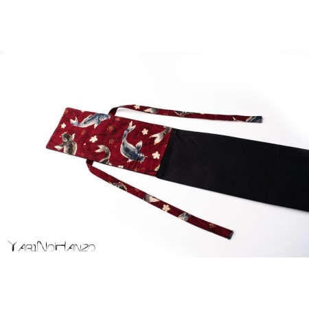 Aikido Bag KOI red | Buki Bukuro KOI | Bag For Tanto, Bokken and Jo