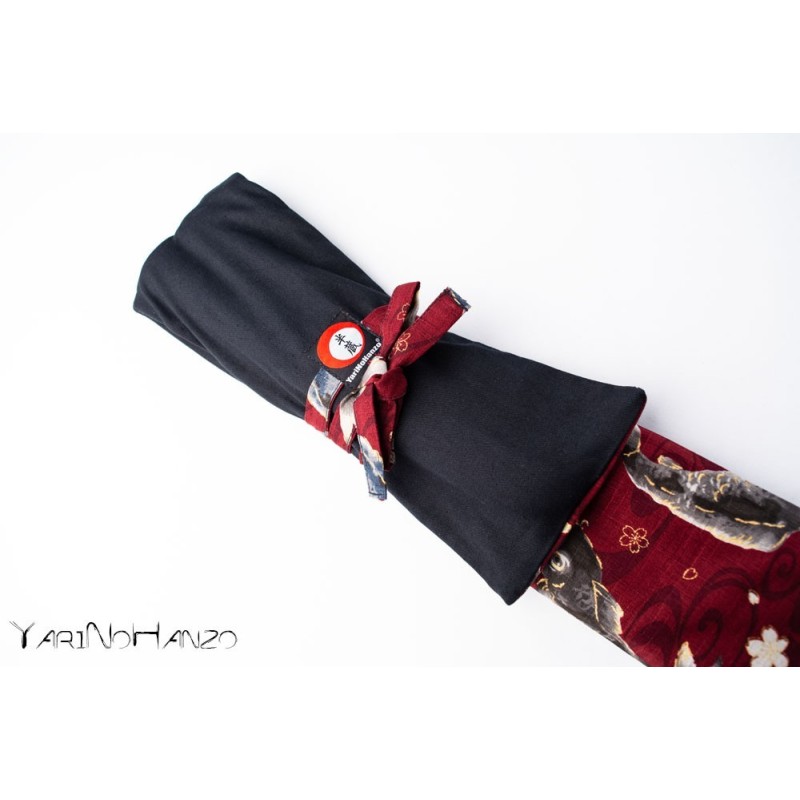 Aikido Bag KOI red | Buki Bukuro KOI | Bag For Tanto, Bokken and Jo