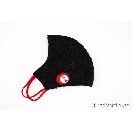YariNoHanzo black Hemp facemask | MADE IN ITALY
