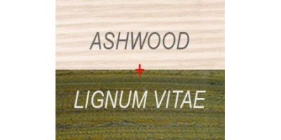 Lignum Vitae + Ash wood